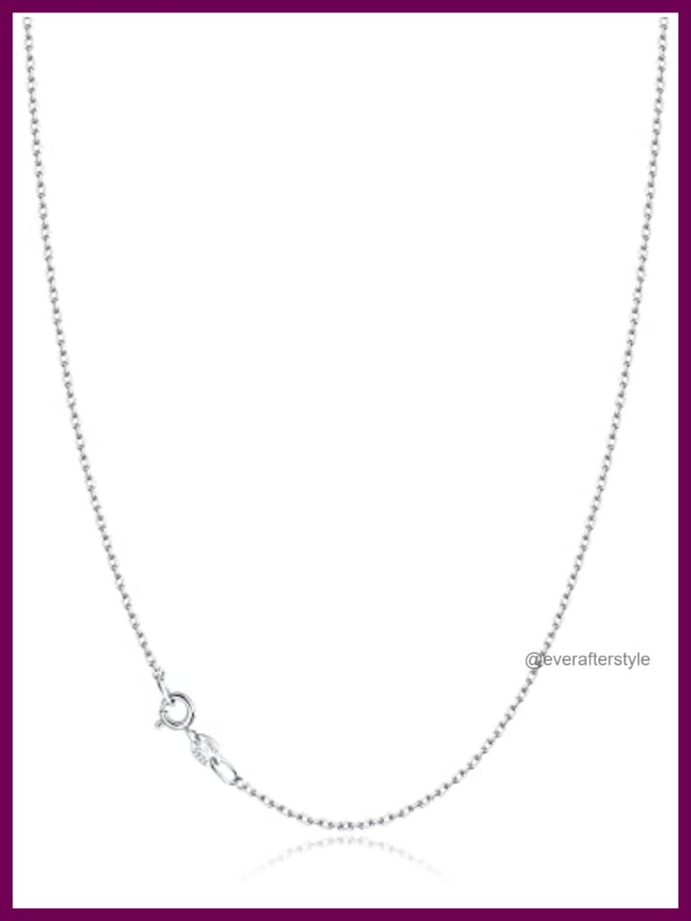 18k Gold Plated Sterling Silver 1mm Cable Chain Necklace Women 16-24 Inch